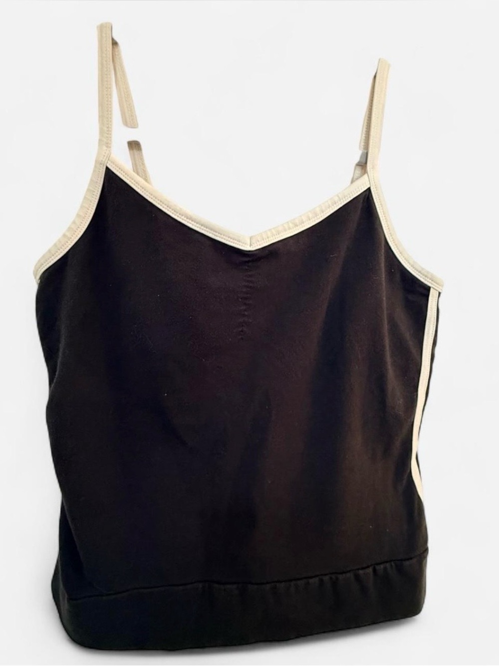 True Vintage Y2K Sporty Cropped Layering Tank Cami Canyon River Blues Youth XL